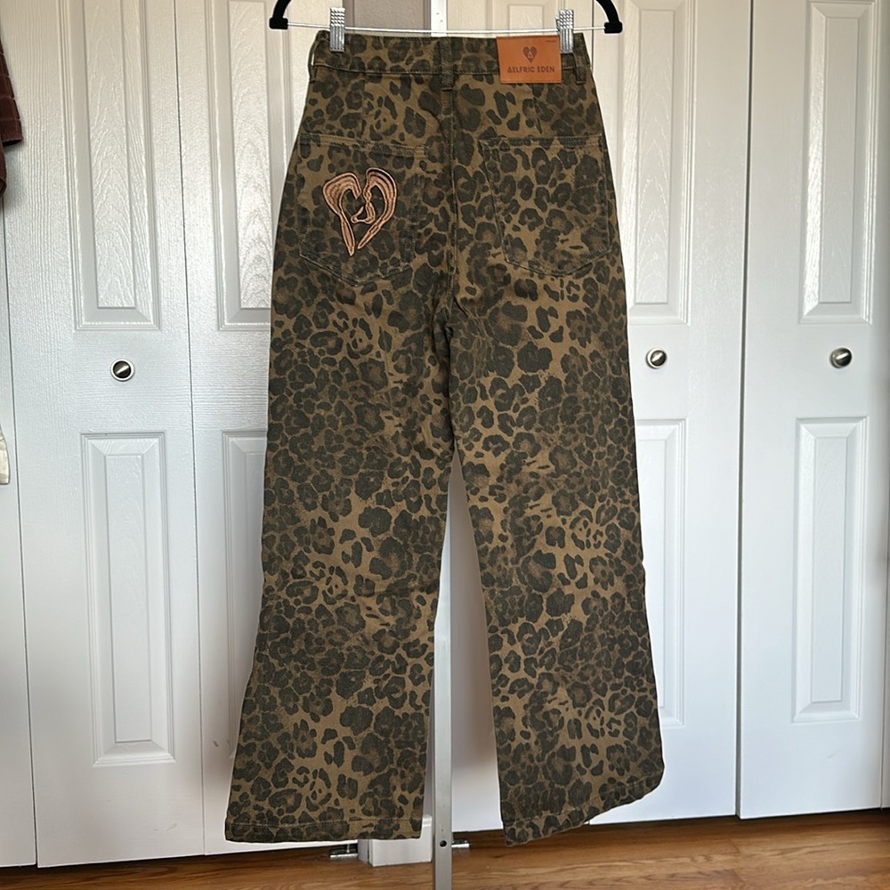 Aelfric Eden Leopard Print Denim - image 5